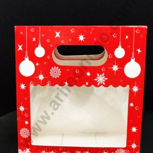 Cake Decor Christmas Design Mason Jar Paper Carry Bags Macron Box Muffin Box Donut Box Medium (10 Pcs) SBBOX-004