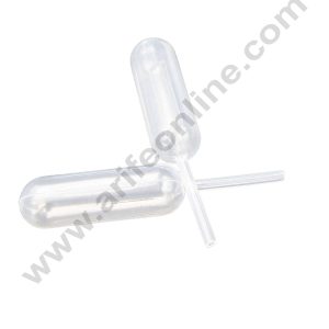 Cake Decor Plastic Squeeze Transfer Pipettes | Pipe Shaped (4ml Pack of 50)