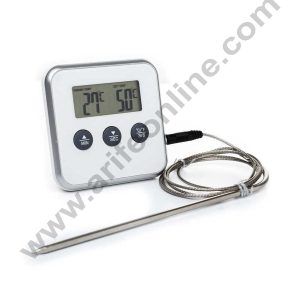 Cake Decor Digital Electronic Thermometer Timer Food Meat Oven Temperature