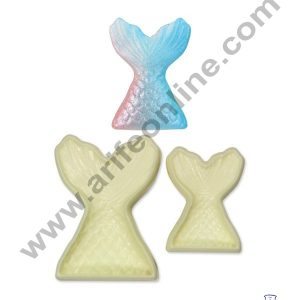 Cake Decor 2 Pieces Mermaid Tail Cutter Cake Decorating Tool