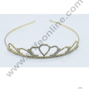 Cake Decor Diamond Crown For Birthday Cake Decoration Party Wedding Hair Accessories