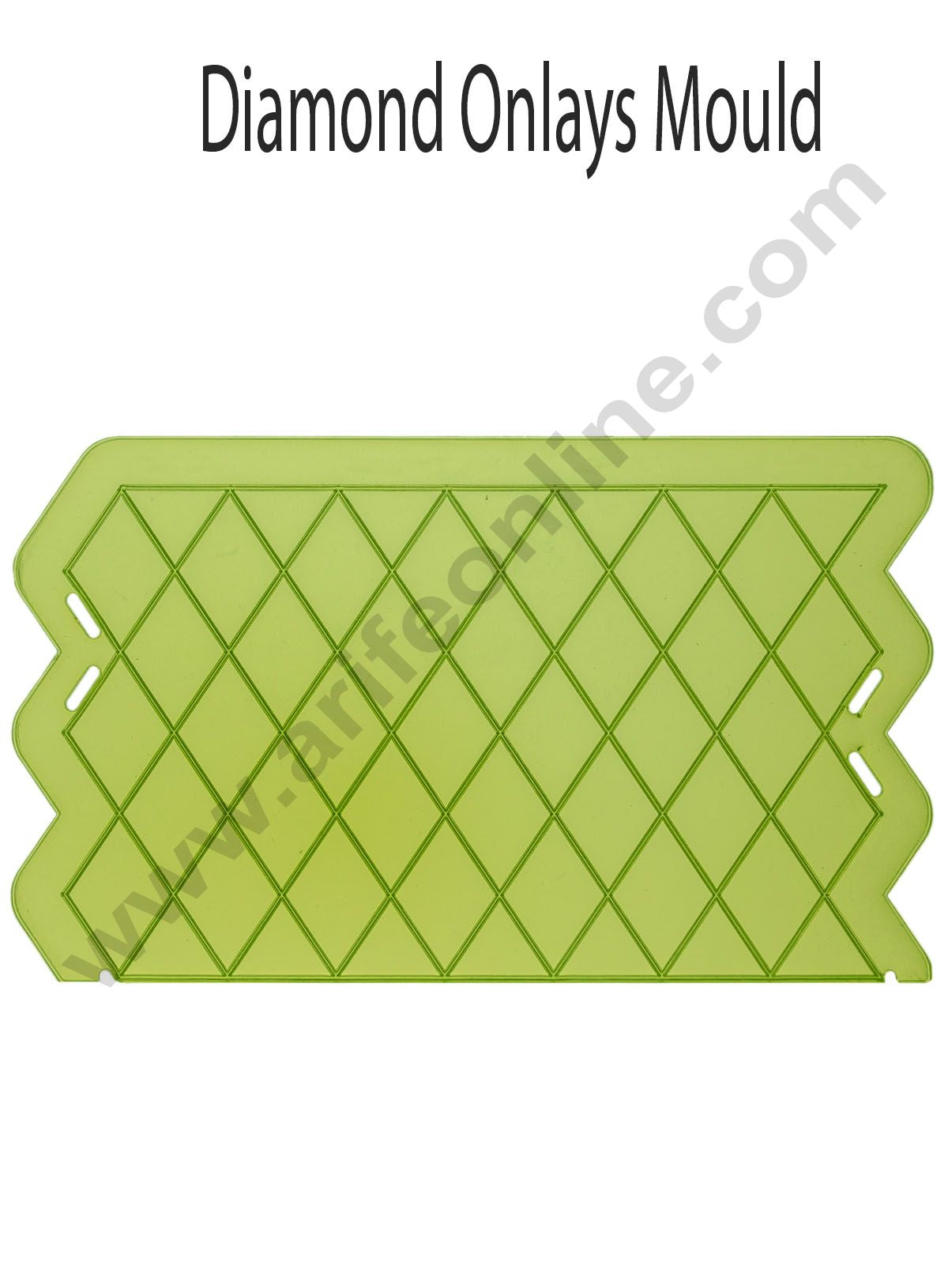 Cake Decor Silicon Diamond Pattern Impression Onlays Fondant Clay Marzipan Cake Decoration Mould