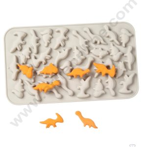 Cake Decor 30 Cavity Silicon Dinosaur Shape Mould Baking Candy & Chocolate Cake (SBSM-830)