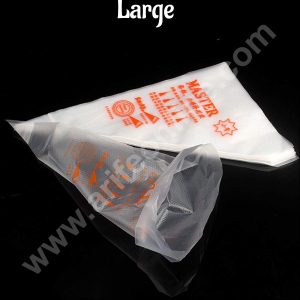 Cake Decor Food Grade Disposable Icing Piping Bags for Cream Frosting Cakes and Cookies Decoration - Large