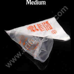 Cake Decor Food Grade Disposable Icing Piping Bags for Cream Frosting Cakes and Cookies Decoration - Medium