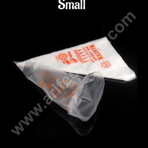 Cake Decor Food Grade Disposable Icing Piping Bags for Cream Frosting Cakes and Cookies Decoration - Small