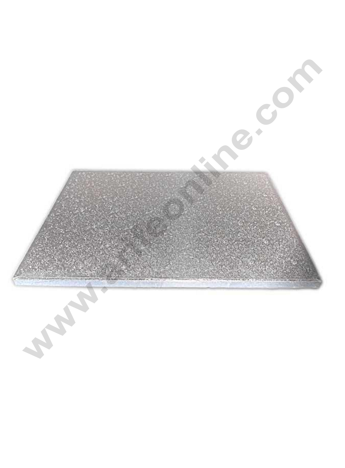 Cake Decor Silver Square Drum Cake Board Cake Base - 12 inch