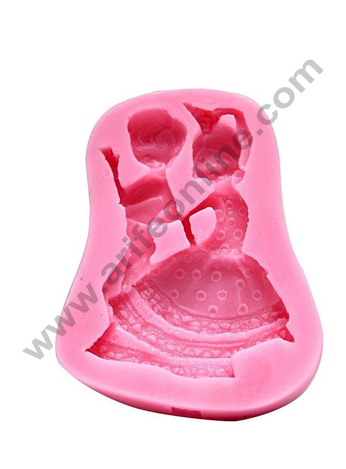 Cake Decor Silicon Dancing Couple Fondant Sugar Paste Mould Clay Mould Marzipan Mould