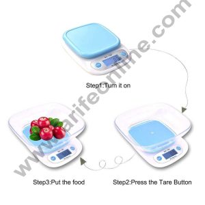 Electronic Digital 5 Kg LCD Kitchen SH-125 With Bowl Scale Machine