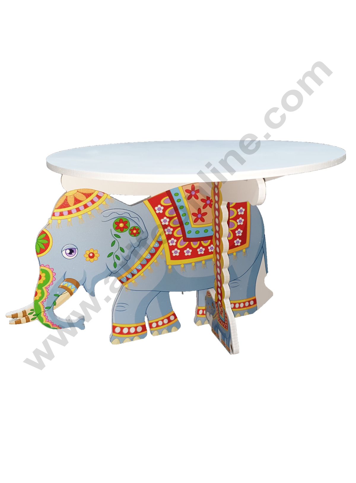Cake Decor 3D Printed Sun Board Elephant Cup Cake Stand Diameter top 10in
