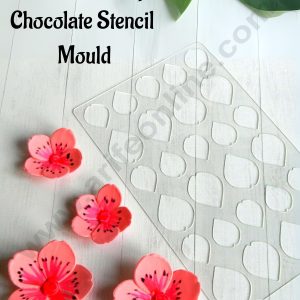 Cake Decor Flower Making Chocolate Stencil Mould With New Flower Arts - Sakura (SBTXF-012)