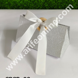 CAKE DECOR™ Goodie Bag For Hampers | Chocolate Box Hamper Box 10 Pcs Pack - Silver (SBGB-09)