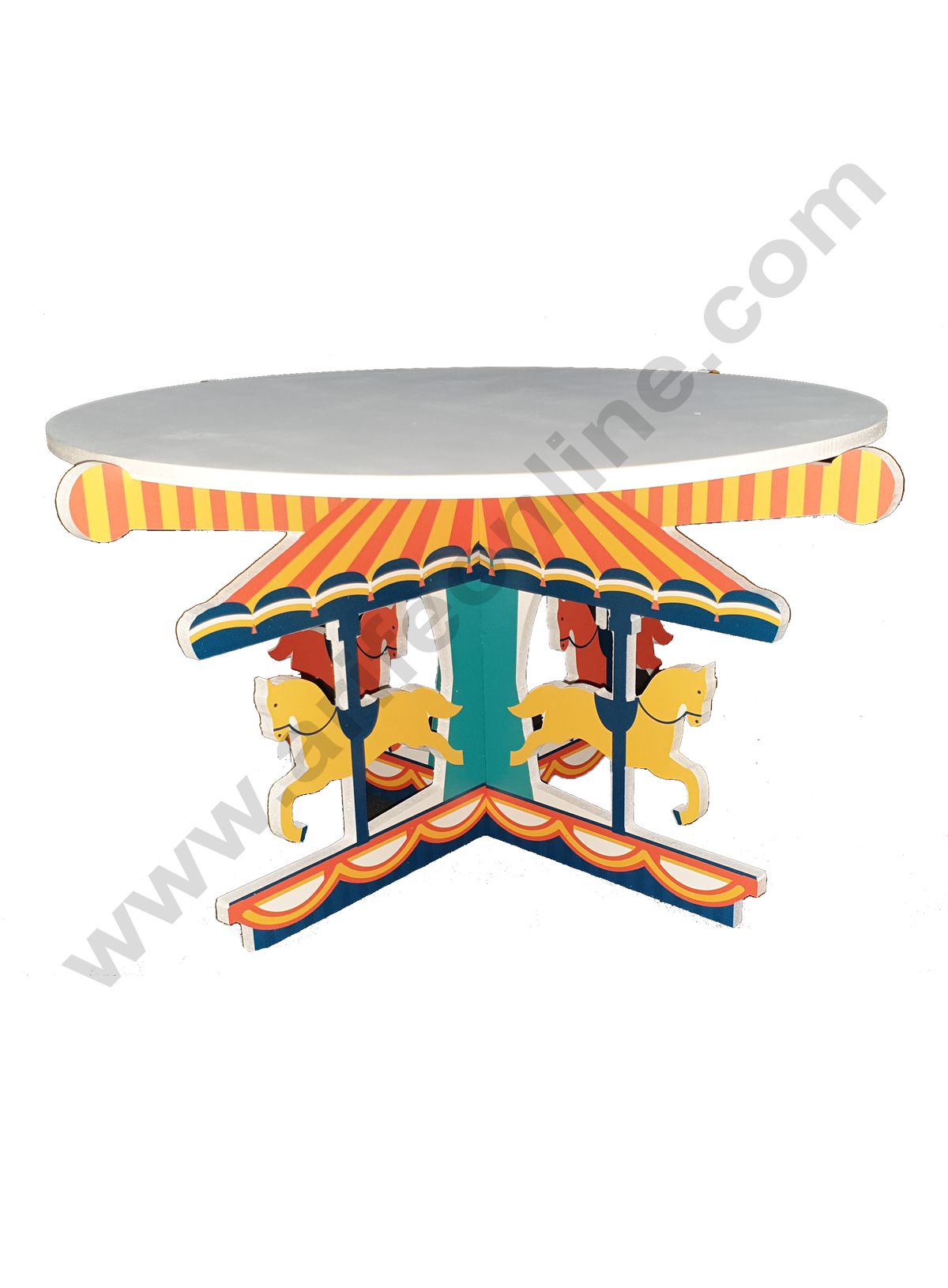 Cake Decor 3D Printed Sun Board House Shape Cup Cake Stand Diameter top 10in