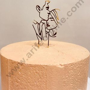 CAKE DECOR™ 5 inch Acrylic Kissing Couple Cake Topper Cake Decoration Dessert Decoration (SBMT-1215)