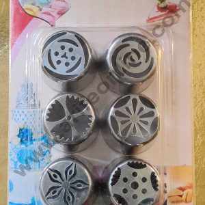 Cake Decor 6Pcs Russian Nozzle Set