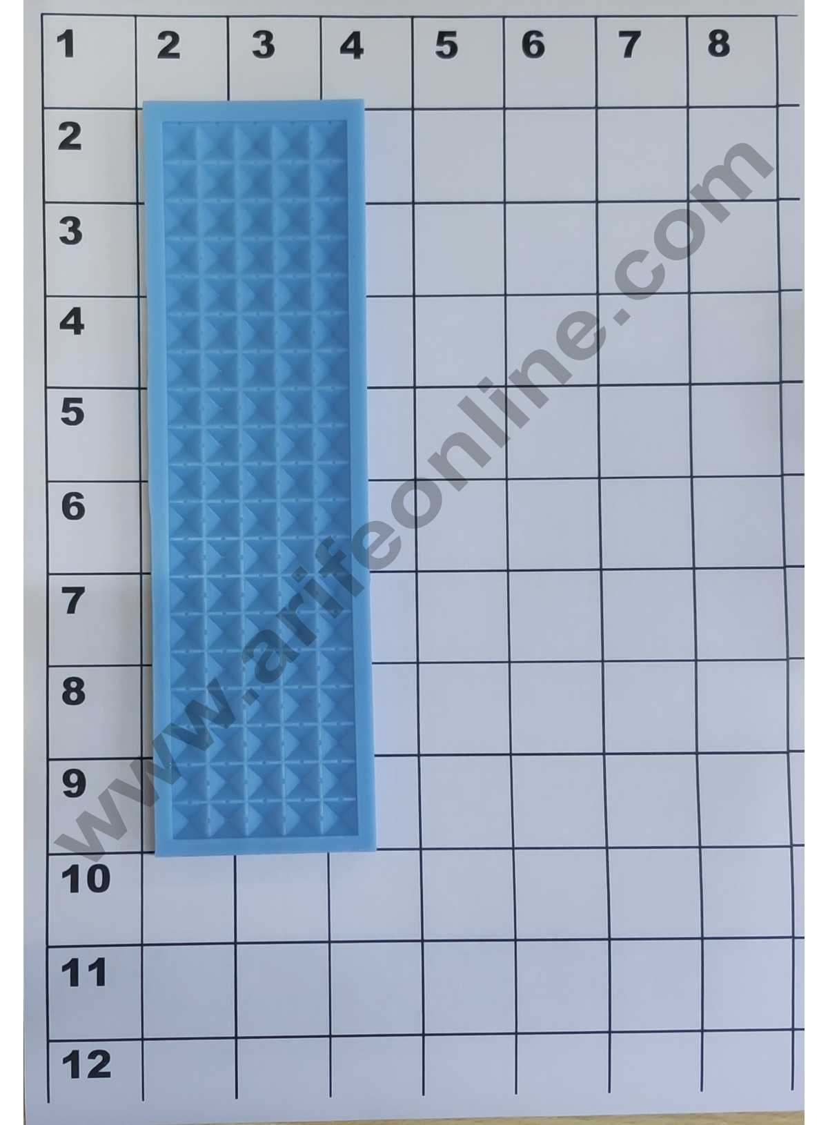 Cake Decor 5 Cavity Silicon Triangle Shape Fondant Clay Marzipan Cake Decoration Mould