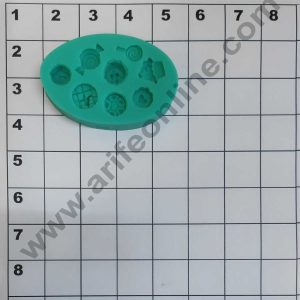 Cake Decor Silicon Candy Cup cake Heart Design Fondant Clay Marzipan Cake Decoration Mould