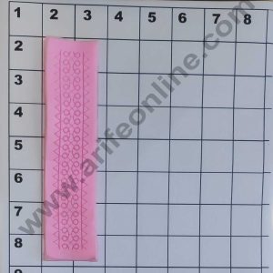 Cake Decor Silicon 1 Cavity Border Lace Pattern Silicone Fondant Mould Marzipan Mould