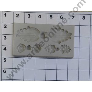 Cake Decor Silicon Jewellery  Shape Fondant Clay Marzipan Cake Decoration Mould SBSP-517