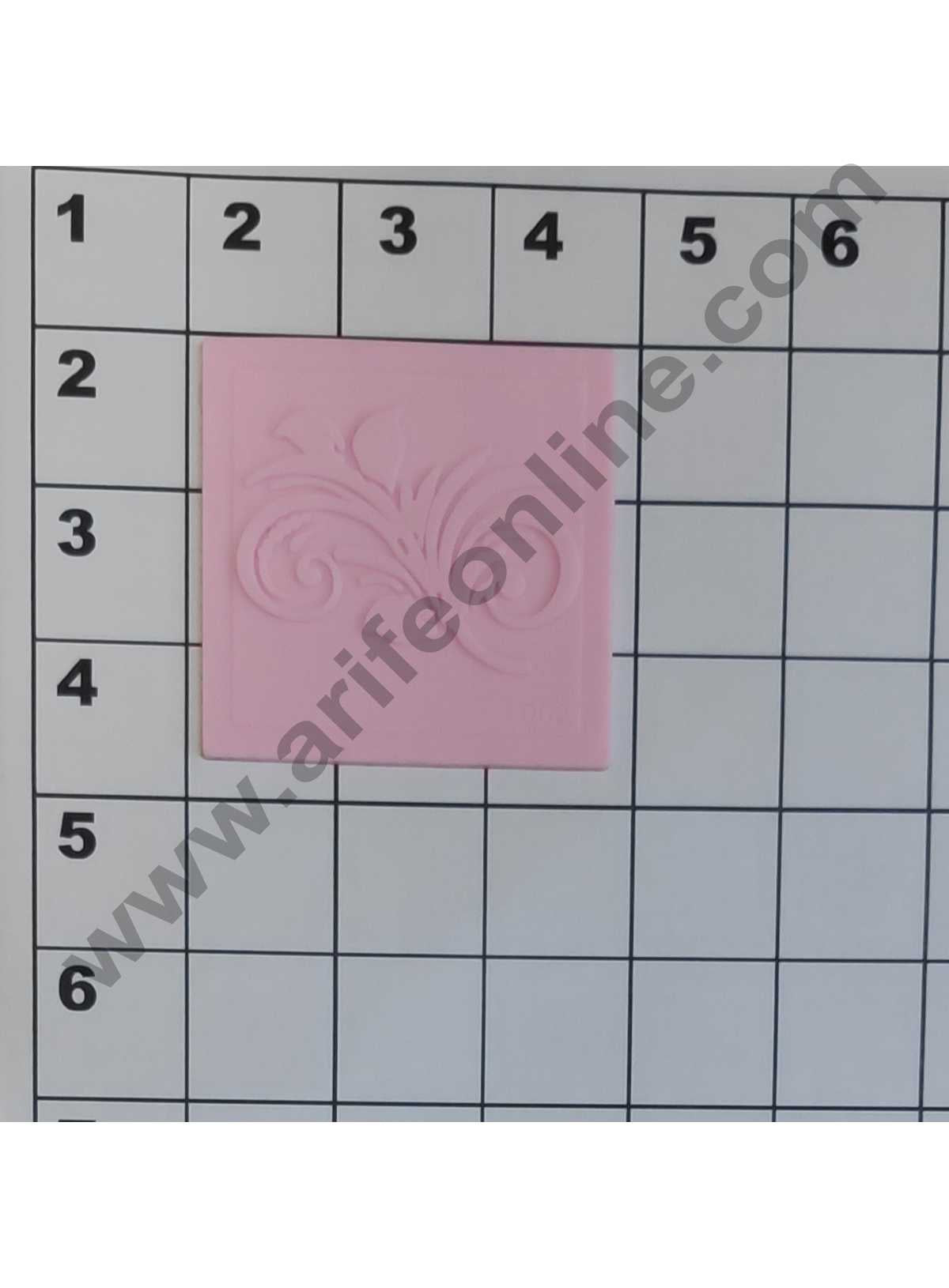 Cake Decor Silicon Floral Patten Impression Fondant Clay Marzipan Cake Decoration Mould