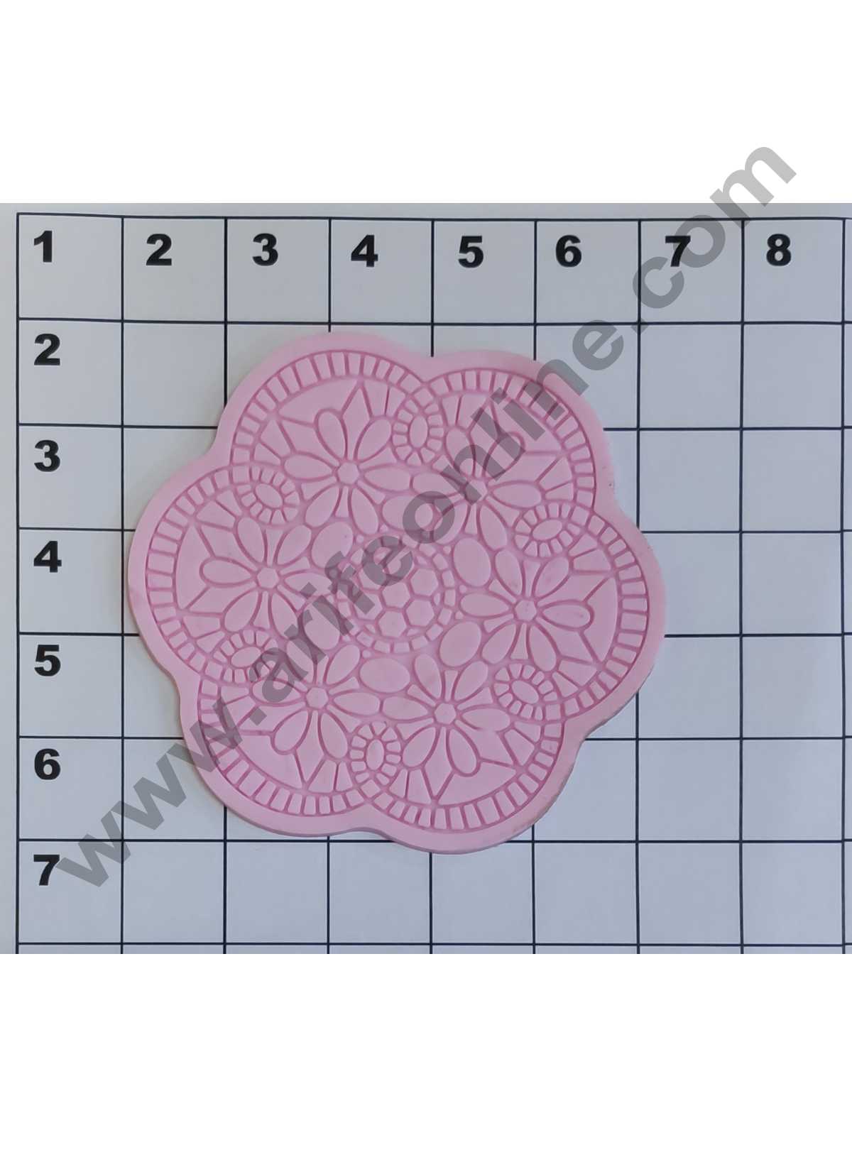 Cake Decor Silicon 1Pcs Floral Patten Impression Fondant Clay Marzipan Cake Decoration Mould SBSP-049
