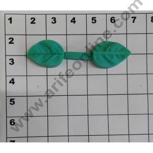 Cake Decor Silicon 2Pcs Veiners Leaves Fondant Clay Marzipan Cake Decoration Mould SBSP-605