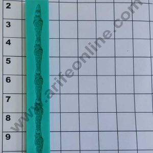 Cake Decor Silicon 5 Cavity Rose Lace Pattern Silicone Fondant Mould Marzipan Mould SBSP-600