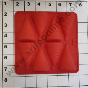 Cake Decor 8 Cavity Anar Shape Mold Silicone Chocolate Mould