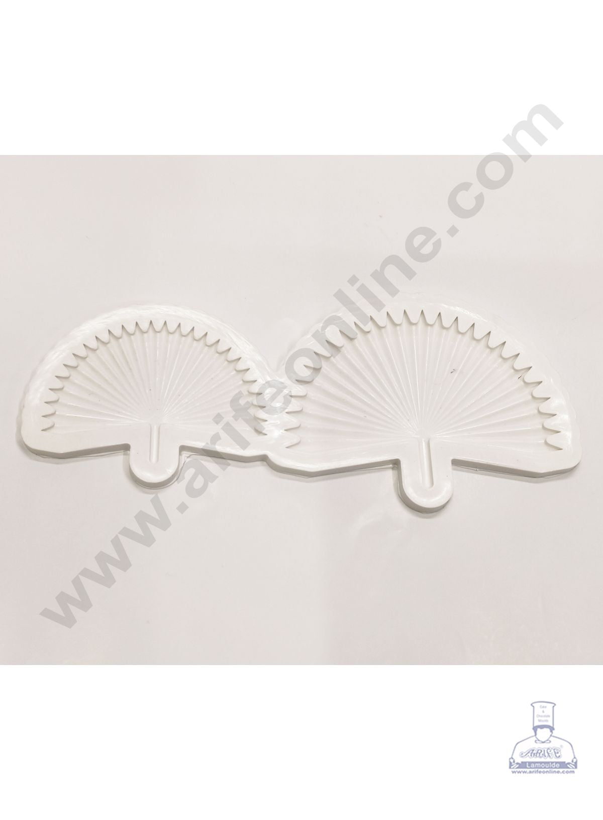 Cake Decor™ Silicon 2 Cavity Fan Palm Leaf Shape Cake Decoration Mould SBSP-908
