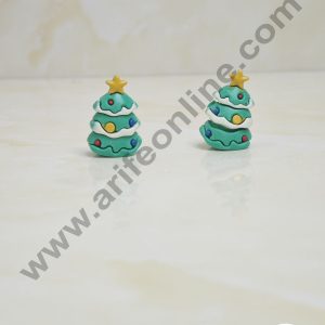 CAKE DECORβ’ Mini Christmas Tree Rubber Cake Topper - 1 Piece