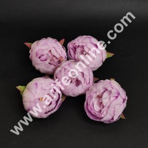 CAKE DECOR™ Large Lavender Artificial Flower For Cake Decoration - Lavender ( 5 pc pack )