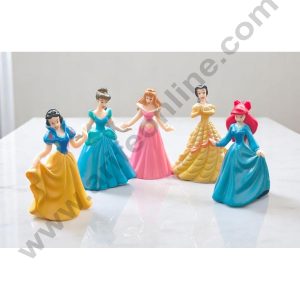 5 Pcs Disney Princesses Toys Set for Cake Toppers - Cake Decor