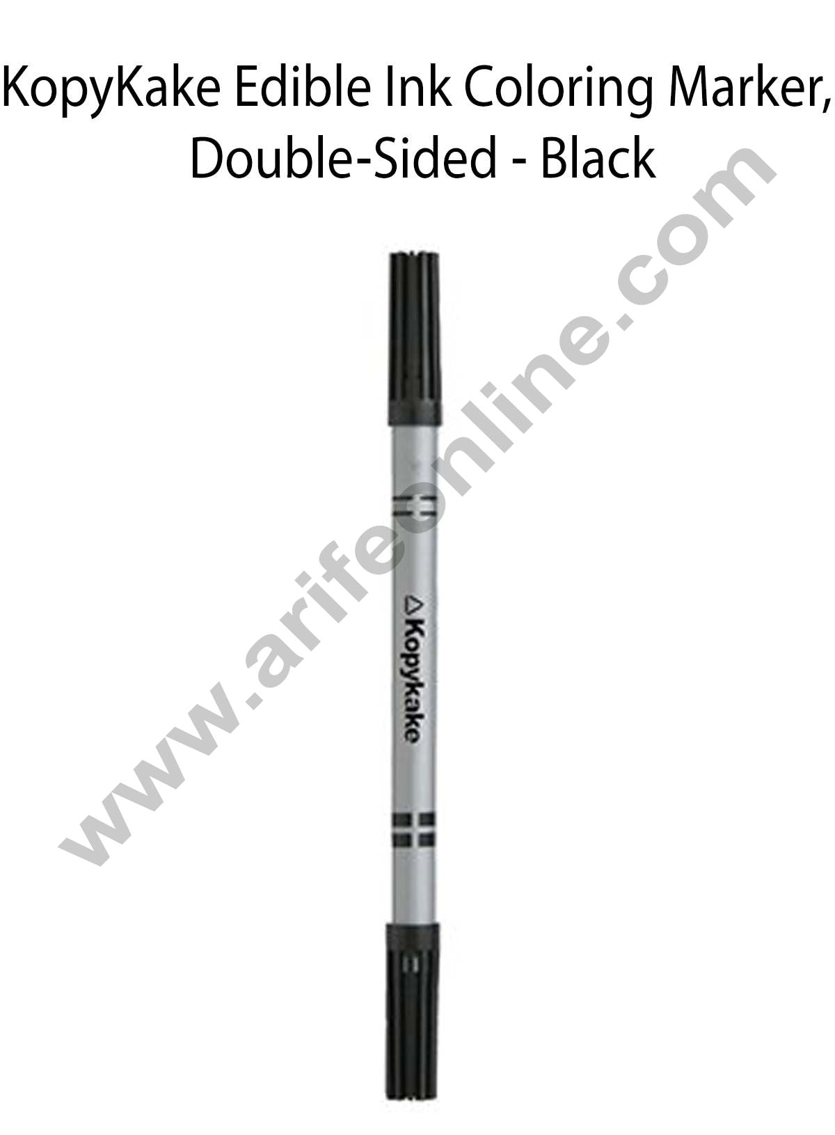 KopyKake Edible Ink Coloring Marker Double-Sided - Black(1pc)