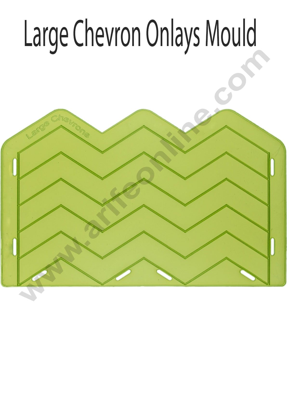 Cake Decor Silicone Large Chevron Pattern Impression Onlays Fondant Clay Marzipan Cake Decoration Mould