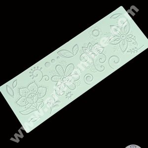 Cake Decor Silicone Cake Leave Lace Mould Fondant Cake Decorative Silicone Lace Mat Cake Baking Mat (SBLM-BM-433)