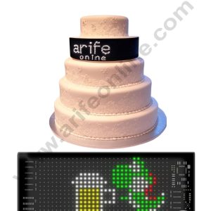 Programmable LED Matrix Panel Display Board with Remote 14.5 x 3.5 Inch - CAKE DECOR™