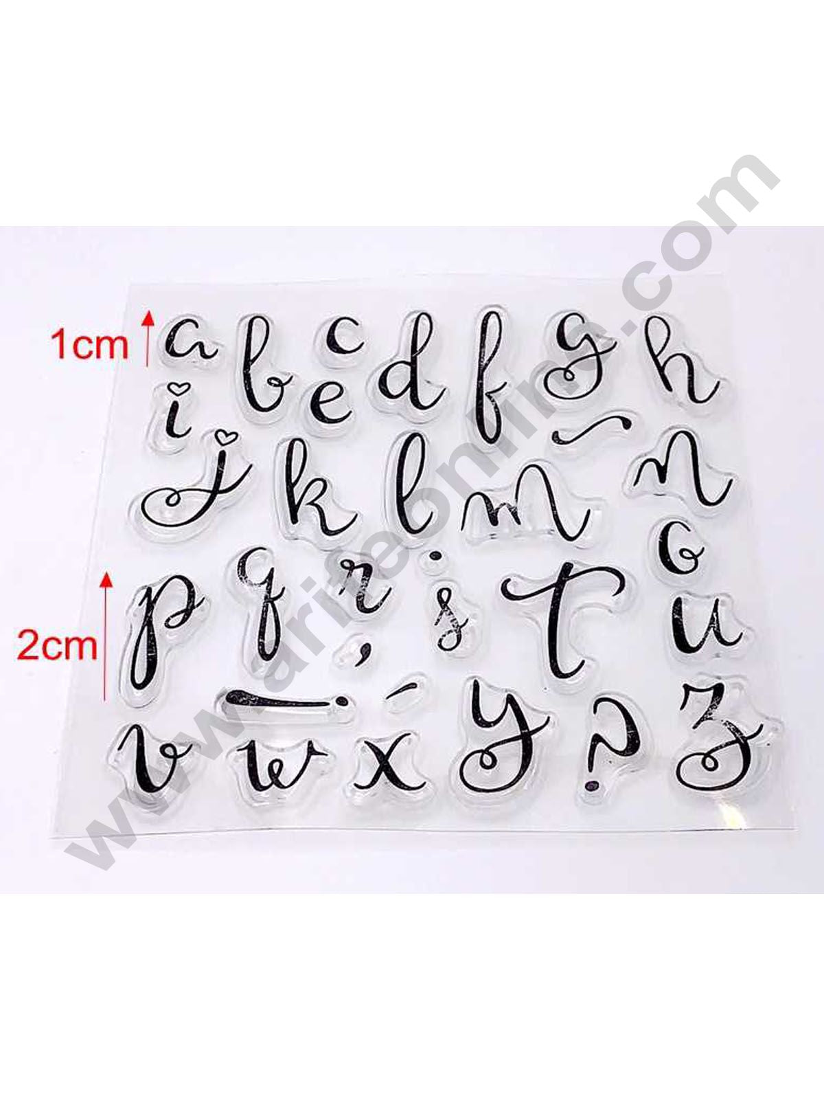 Cake Decor 1pc Silicone Lowercase Alphabet Scrapbook Diy Rubber Stamp Clear Stamp Transparent Stamp Handmade Card Stamp