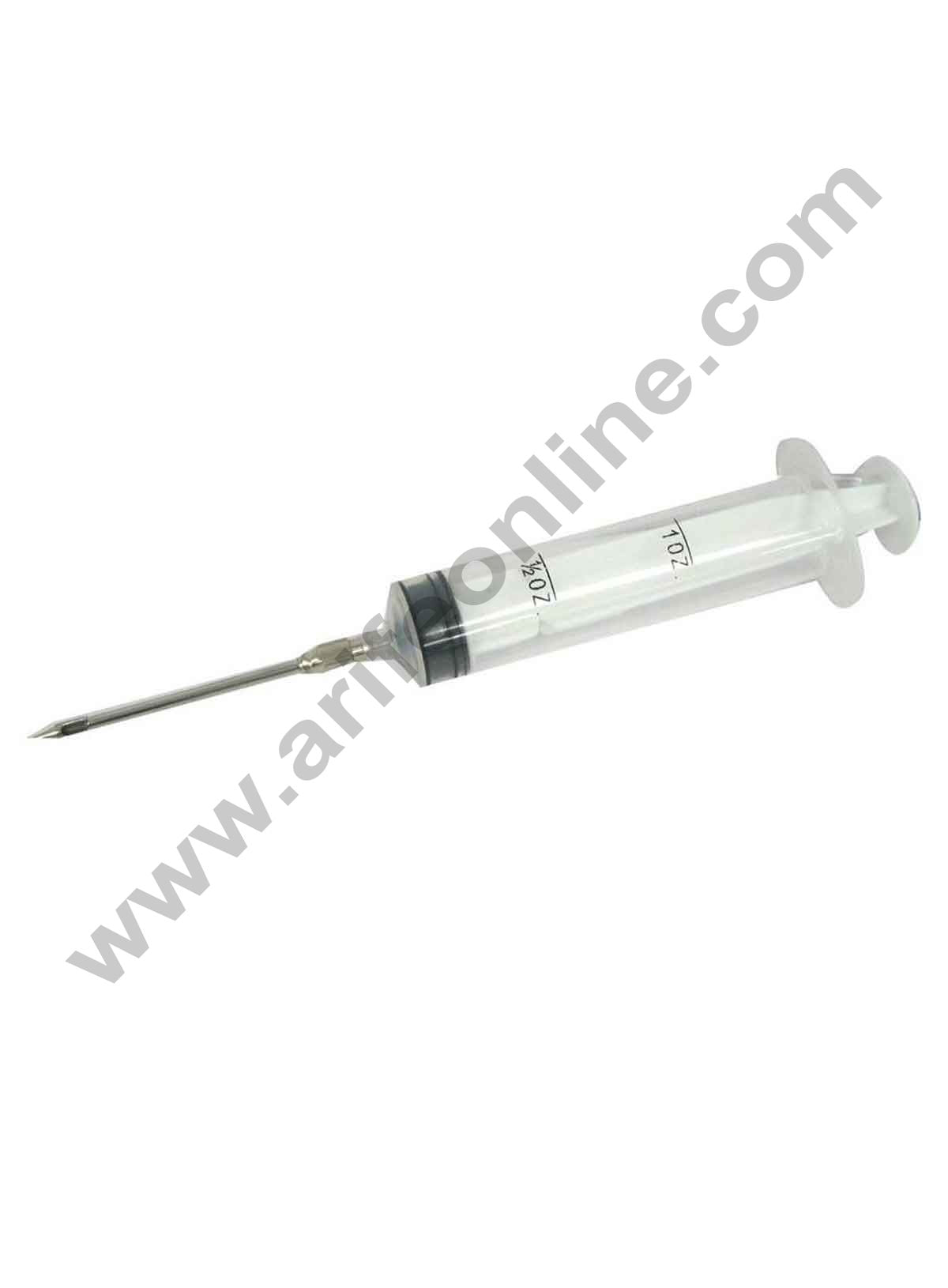 Cake Decor 1pc Plastic Marinade Injector with a Stainless Steel Needle