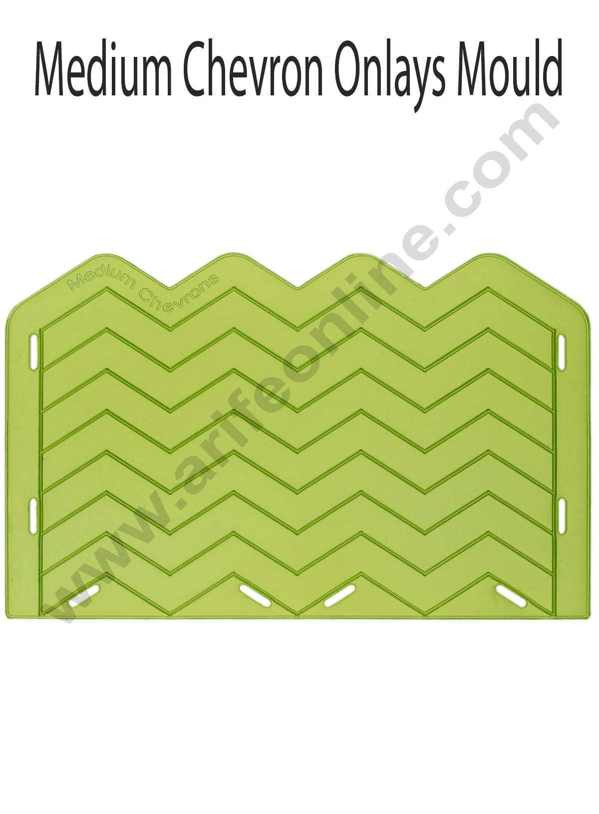 Cake Decor Silicone Medium Chevron Pattern Impression Onlays Fondant Clay Marzipan Cake Decoration Mould