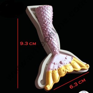 Cake Decor Silicone 1pcs Mermaid Tail Fondant Mold