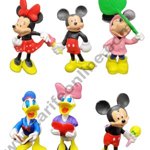 Cake Decor 6 Pcs Set Mickey Mouse And Friends Toys for Cake Toppers