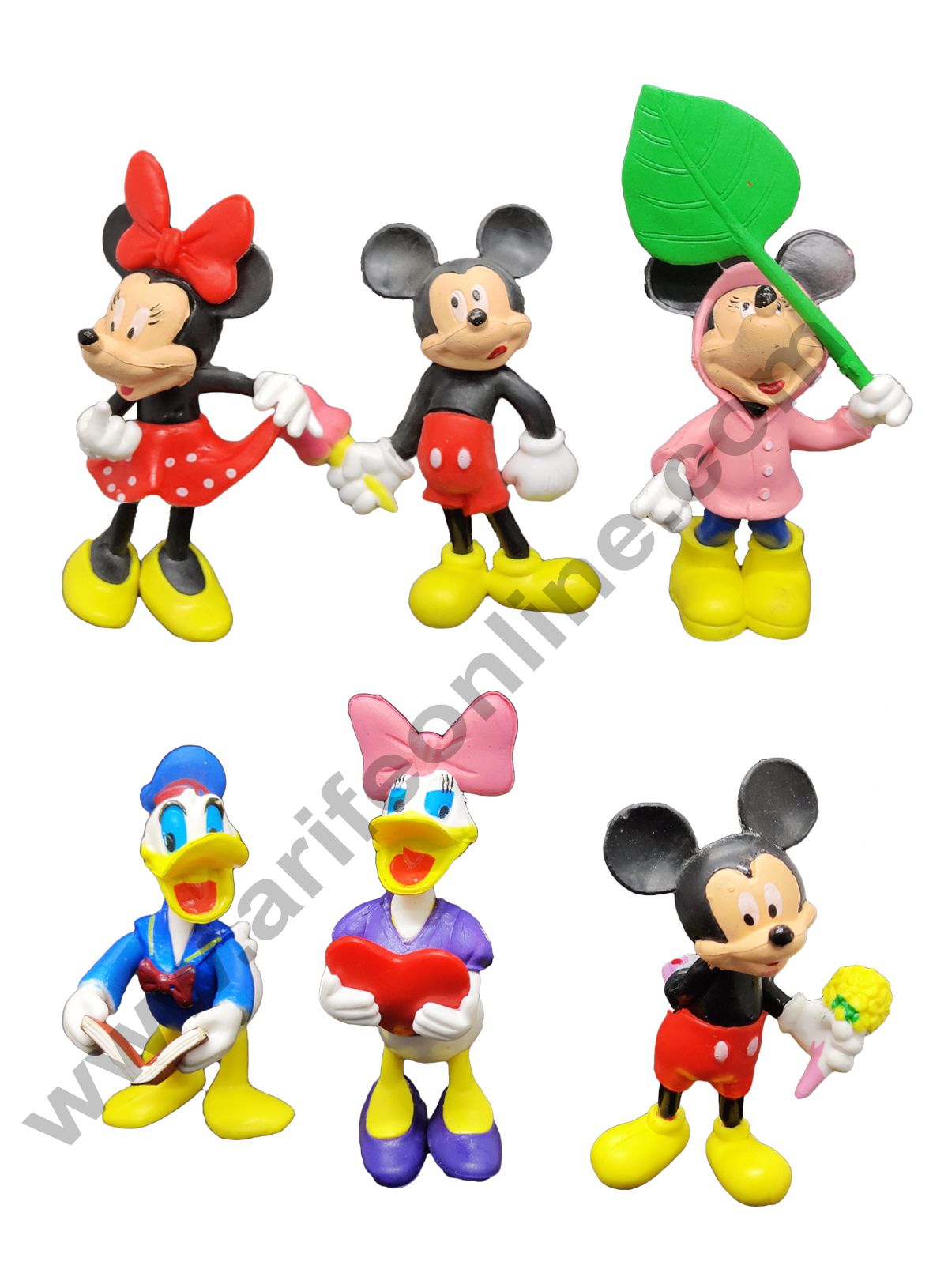 Cake Decor 6 Pcs Set Mickey Mouse And Friends Toys for Cake Toppers