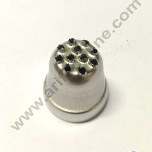 CAKE DECOR™ Small Noor Nozzle - No. 48 Grass | Hair Design Piping Nozzle with Collar Ring