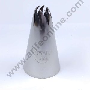 CAKE DECORβ’ Medium Noor Nozzle - No. N4 Drop Flower Piping Nozzle