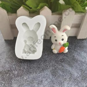 Silicon Rabbit Marzipan Mould | Animals Shape Fondant Clay Marzipan Cake Decoration Mould - CAKE DECOR™