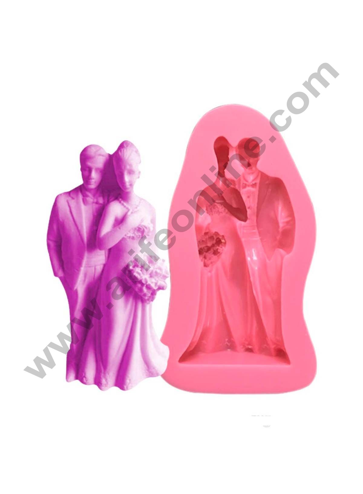 Cake Decor Silicon 1pc Couple Fondant Clay Marzipan Cake Decoration Mould
