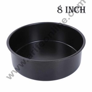 Cake Decor Round Cake Mould Nonstick Cake Mould 8 x 2 inch