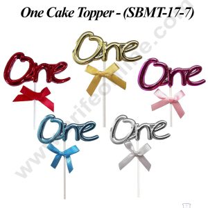 CAKE DECORβ’ Plastic One Number Cake Topper - 1 Piece