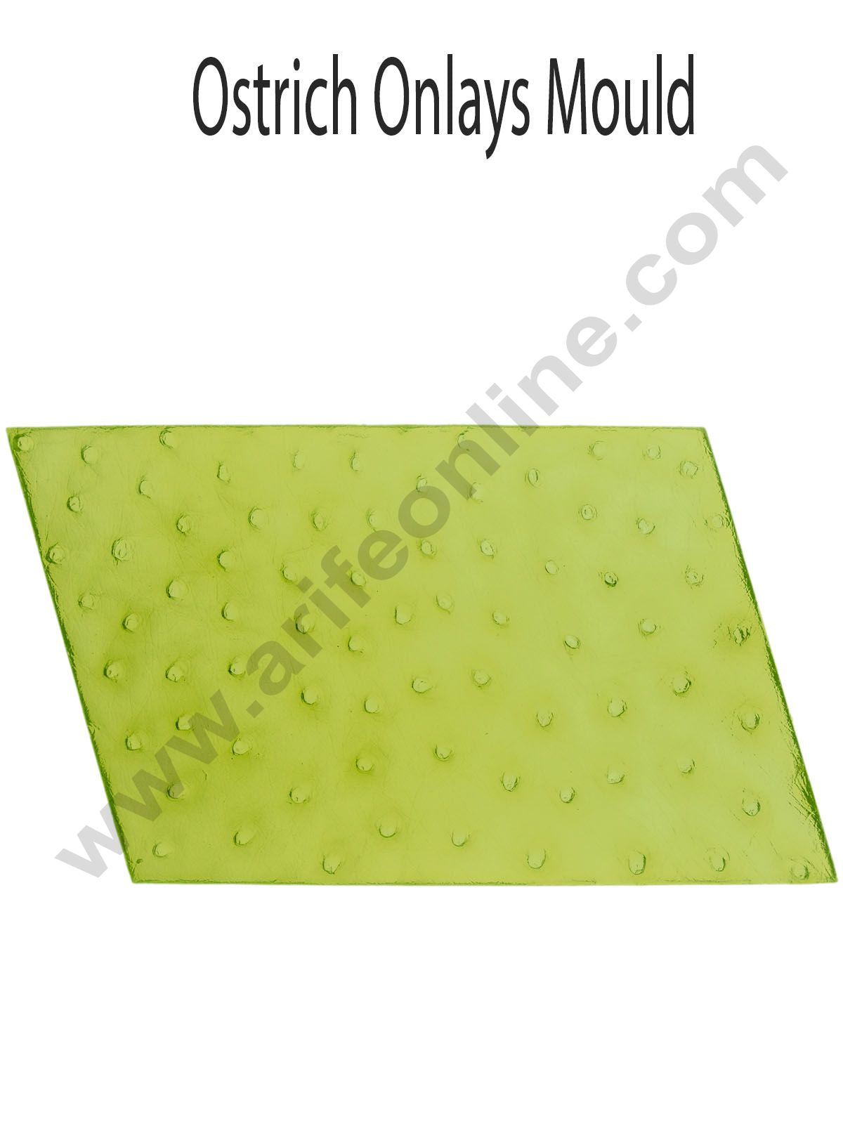 Cake Decor Silicone Ostrich Pattern Impression Onlays Fondant Clay Marzipan Cake Decoration Mould