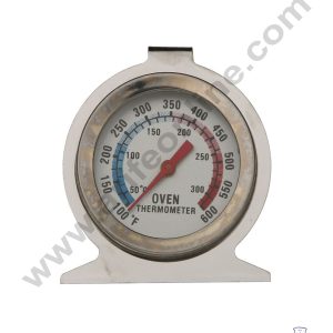 Cake Decor Stainless Steel Oven Thermometer, Silver
